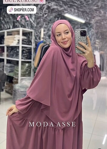 Khimar Sufle Ferace Elbise 