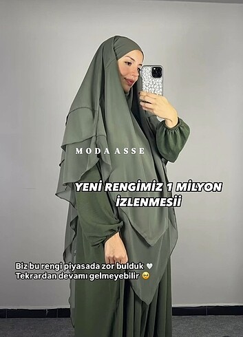 Sufle Khimar Ferace Elbise