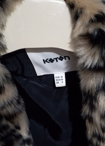 36 Beden Koton leopar ceket