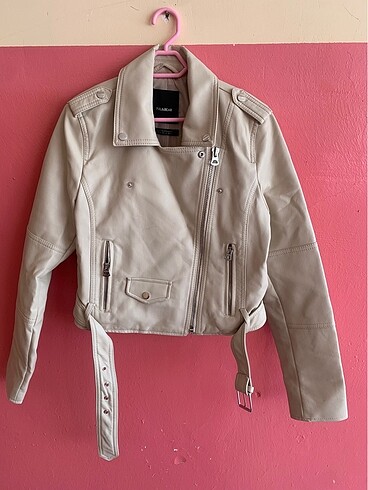 s Beden ten rengi Renk Pull and bear deri ceket