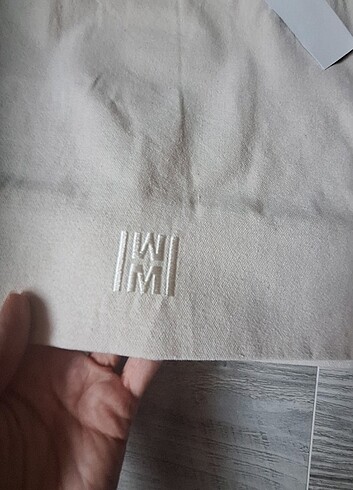 H&M Bez Çanta çok büyük 50 x 40