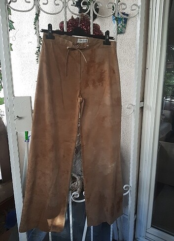 Lx rahat şik pamuklu kumas pantalon.