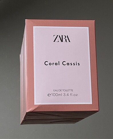 ZARA KADIN BARKOTLU CORAL CASSİS PARFÜM SIFIR