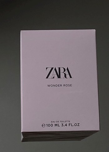 Zara Wonder Rose 100 ml Kadın Parfümü Barkotlu Sıfır Ürün