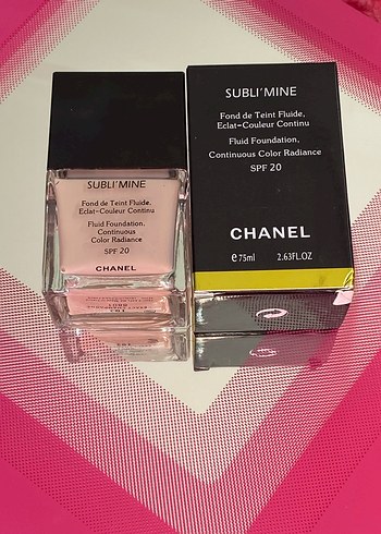 Chanel Chanel Fondöten SPF20 Barkotlu Kutulu Sıfır Ürün