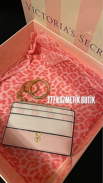 VİCTORİA SECRET PEMBE KARTLIK CÜZDAN SIFIR ÜRÜN