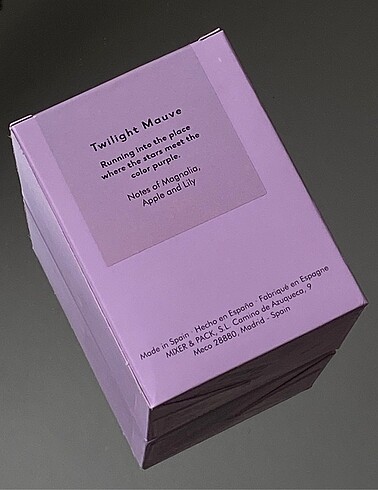 Beden ZARA KADIN TWİLİGHT MAUVE PARFÜM BARKOTLU SIFIR ÜRÜN