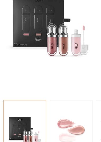 Kiko Gloss set kutulu Barkotlu sıfır ürün