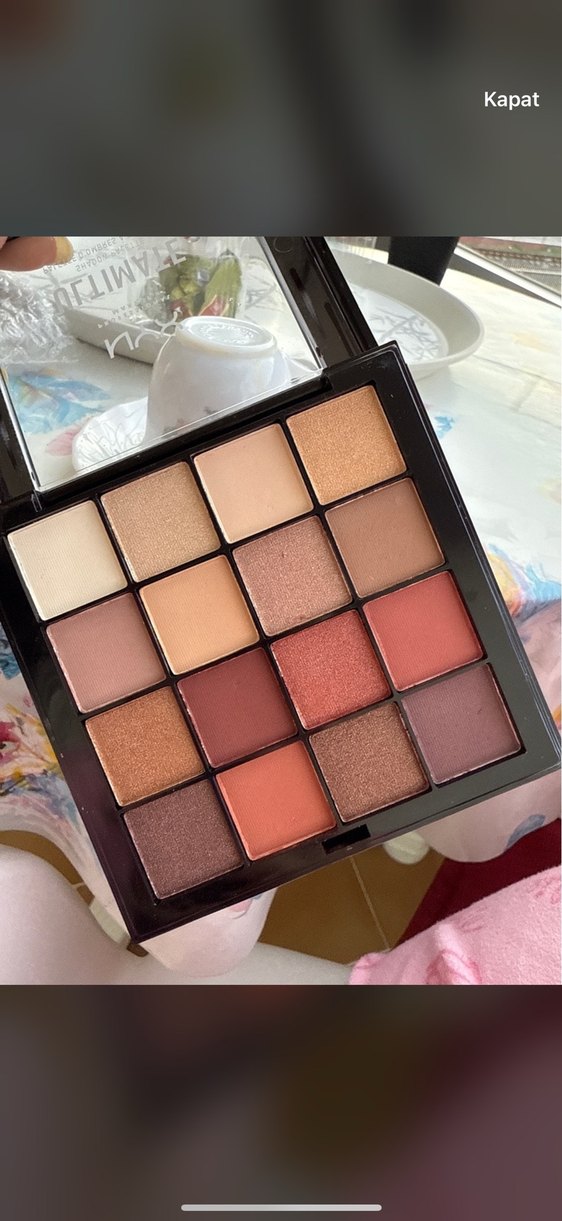 NYX Ultimate Göz Farı Paleti - Bej Tonları - Görsel 2