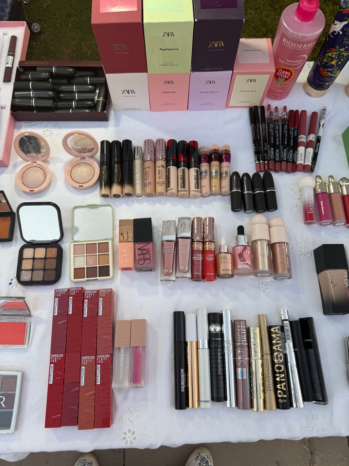 parfüm ruj allık kapatıcı rimel hıglıgter gloss fondöten makyaj - Görsel 3