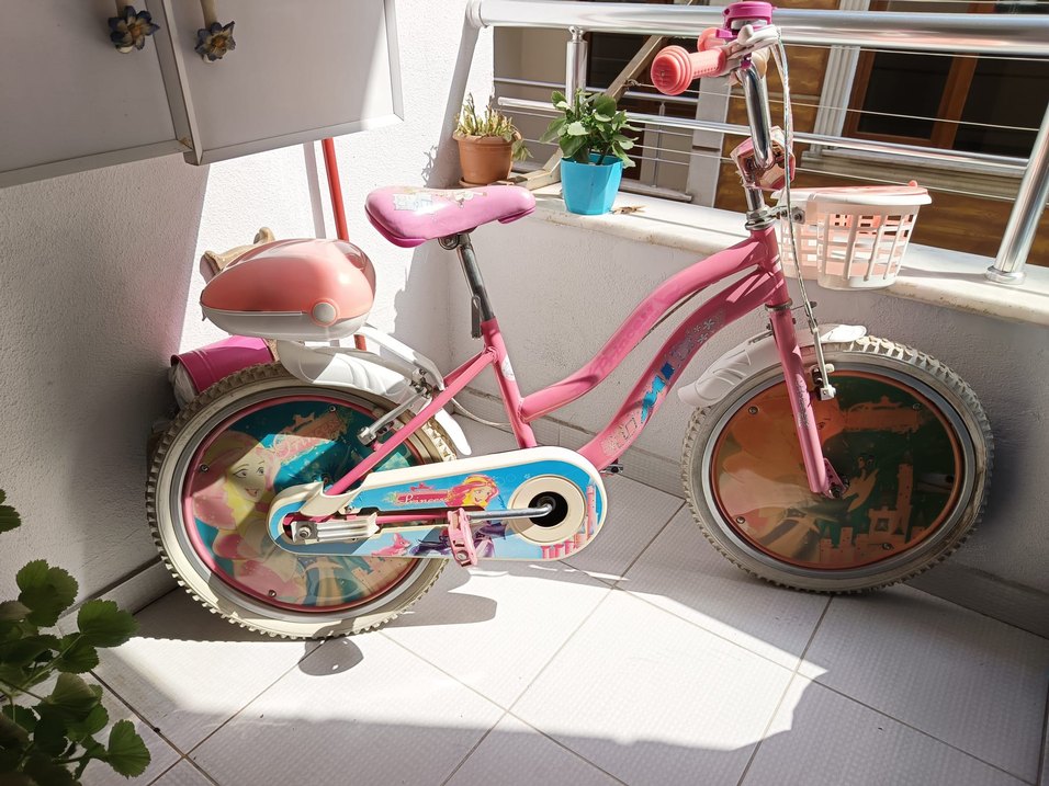 Pembe Renkli Çocuk Bisiklet - Görsel 2