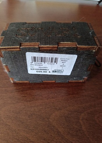 Suvari Siyah Erkek Kol Düğmesi - Görsel 5