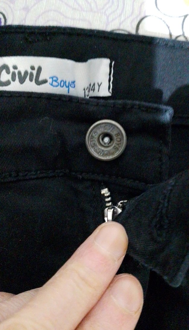 Siyah  erkek Jean bütün montlarimizda sadece utusuz - Görsel 2