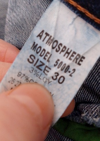 Düğmeli Mavi Kadın Midi Boy Kot Pantolon - Görsel 9