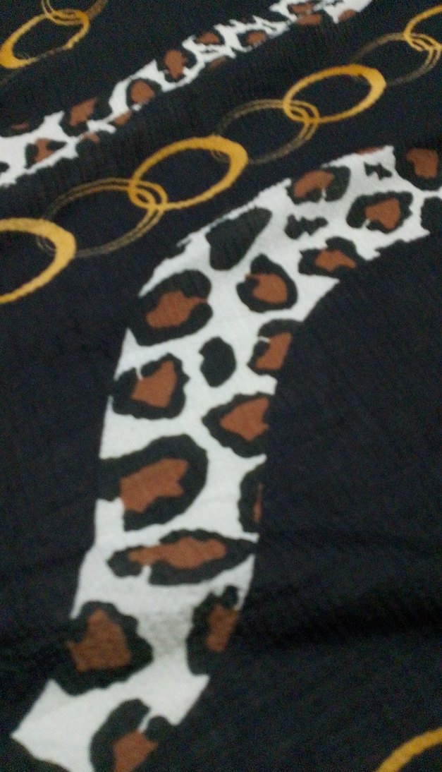 Zincir Detaylı Kahverengi Bohem Kadın Eşarp - Görsel 2