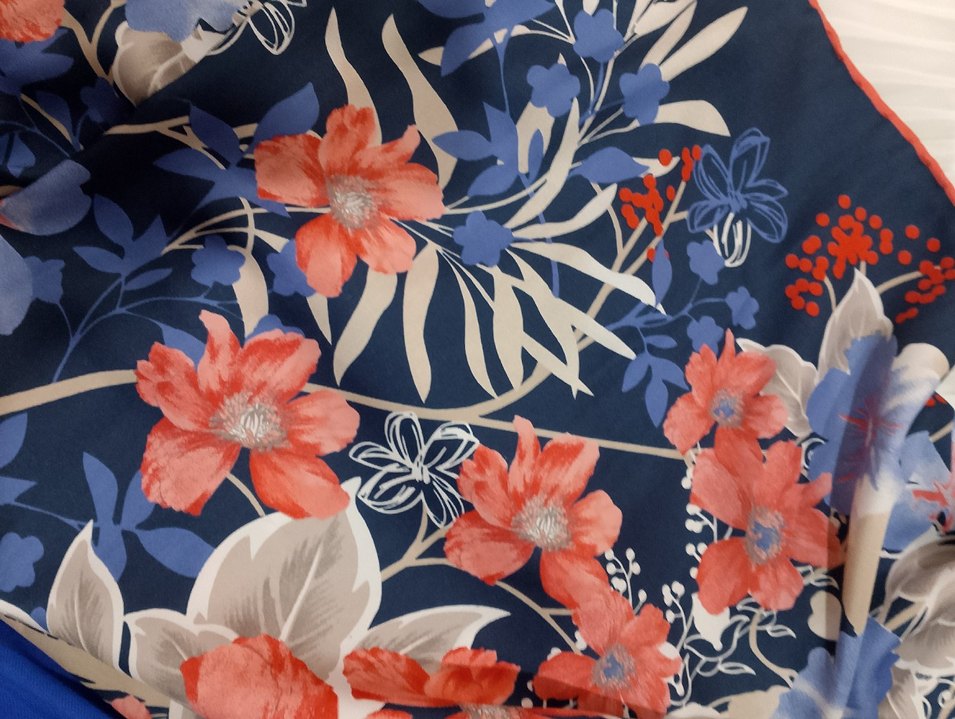 Kadın Mavi Uzun Kollu Drapeli Kimono 3 lù kombin - Görsel 4