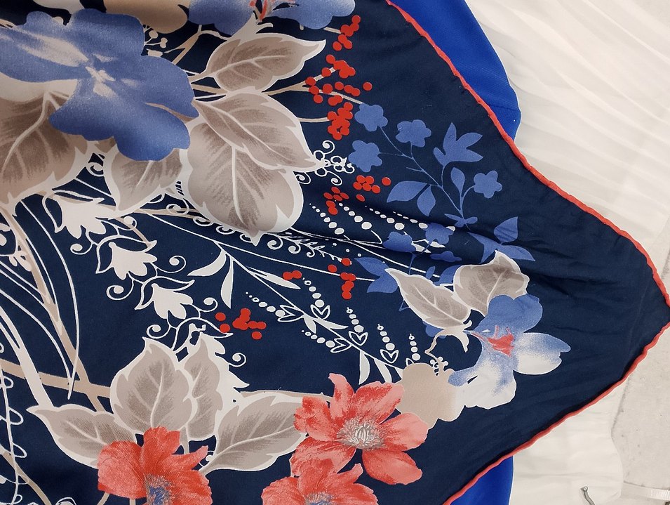 Kadın Mavi Uzun Kollu Drapeli Kimono 3 lù kombin - Görsel 3