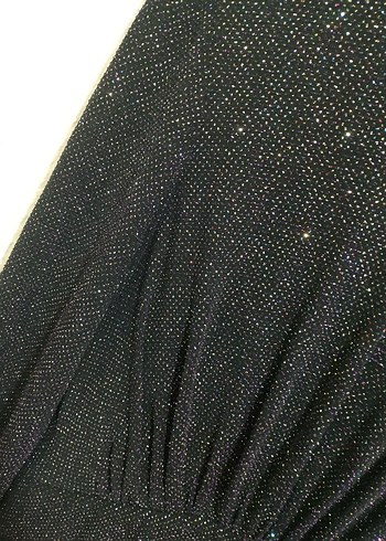 Uzun Kollu Mor Drapeli Abiye Elbisesi - Görsel 20