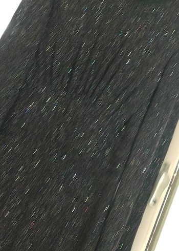 Uzun Kollu Mor Drapeli Abiye Elbisesi - Görsel 4