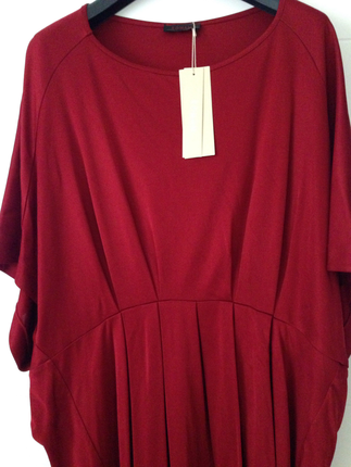 38 Beden kırmızı Renk Roman elbise 