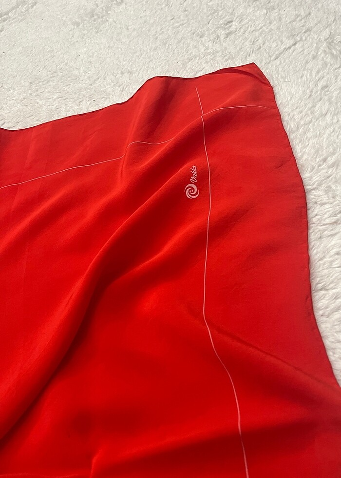 Vakko ipek eşarp orijinal diğer hesabım haticeuluyol - Görsel 5