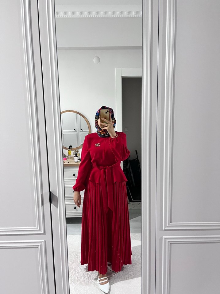 Tesettür Etekli takım - Görsel 4