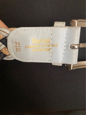Beden mavi Renk Burton vintage kemer