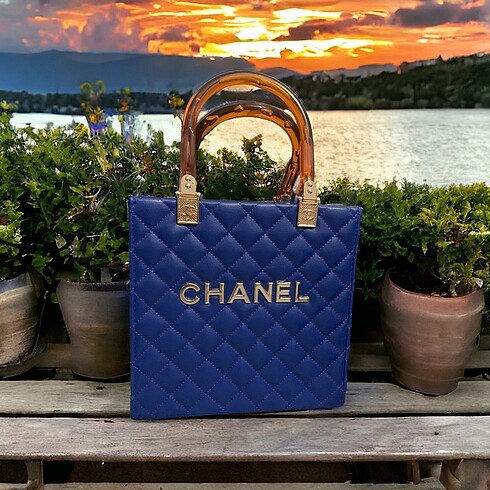 Chanel petrol mavisi çanta