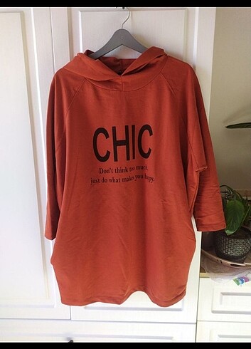 Kadın uzun sweatshirt 