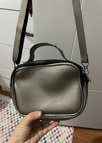 Gri  Kadın Çanta - Görsel 3
