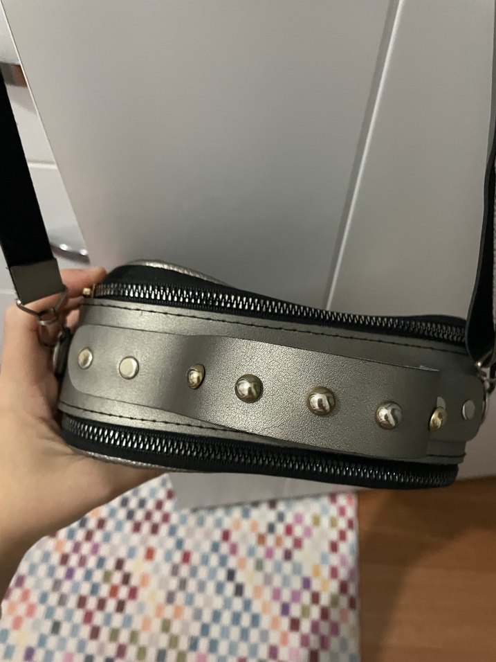 Gri  Kadın Çanta - Görsel 4