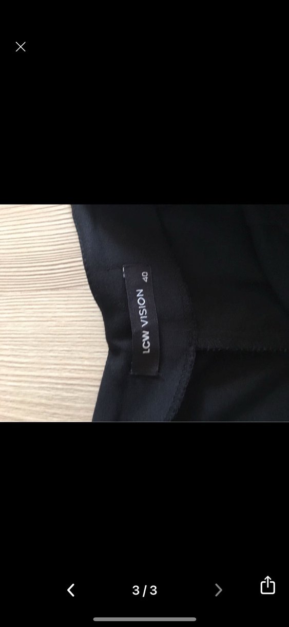 LCW kadın Pensli Kumaş Pantolon - Görsel 3