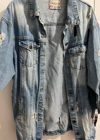 Kadın kot Ceket - Görsel 4