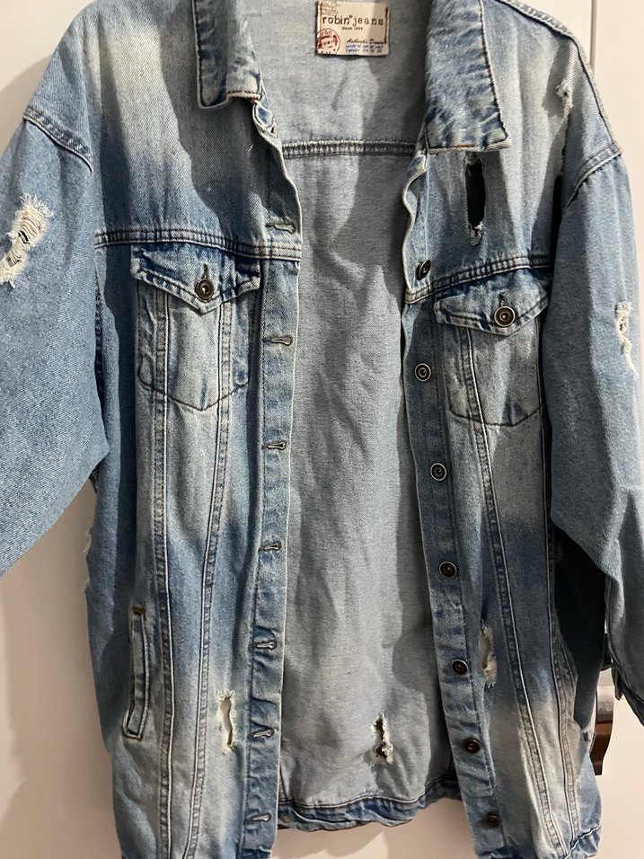 Kadın kot Ceket - Görsel 4