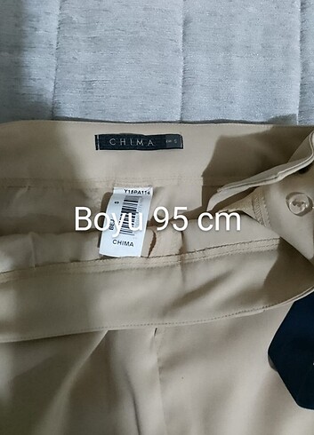 s Beden ten rengi Renk Kumaş pantolon 