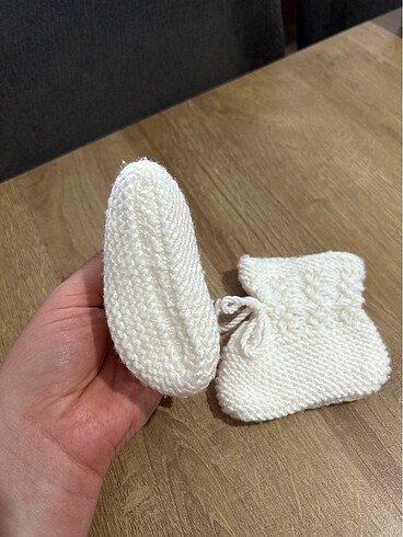 Beyaz örgü pandiği - Görsel 2