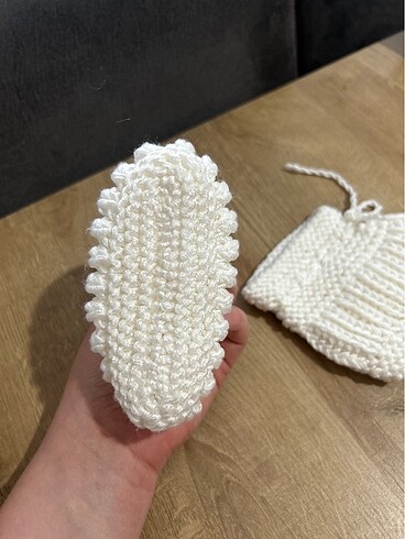 Beyaz örgü pandiği - Görsel 4