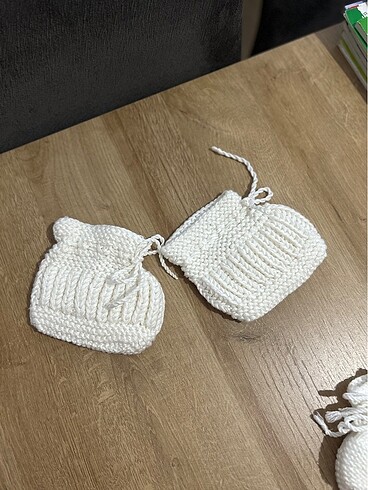 Beyaz örgü pandiği - Görsel 3