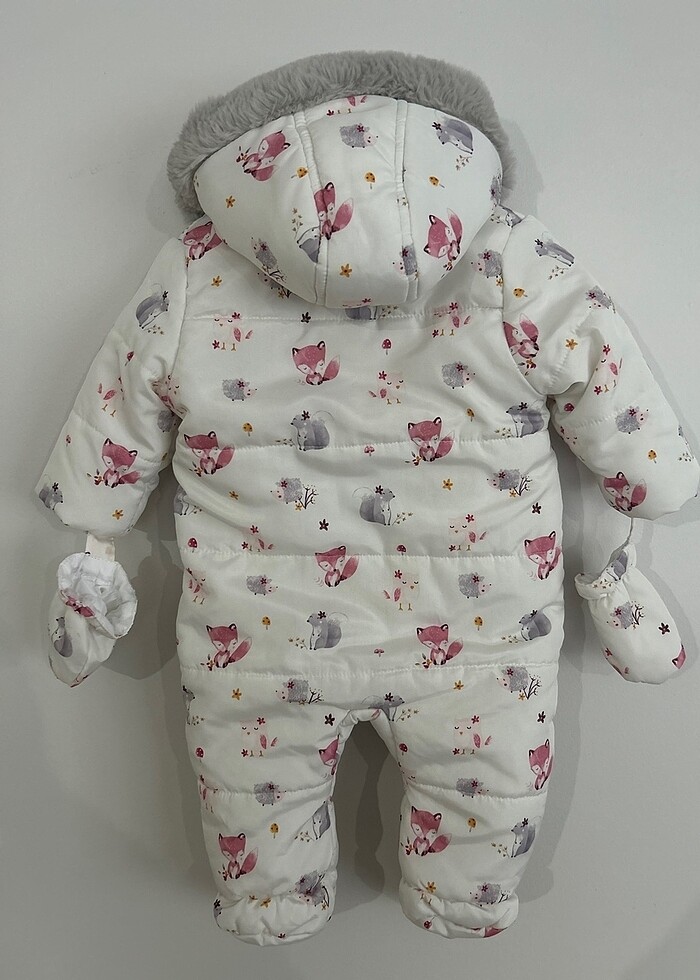 İnglitere den George markalı kapşonlu bebek astronot mont - Görsel 2