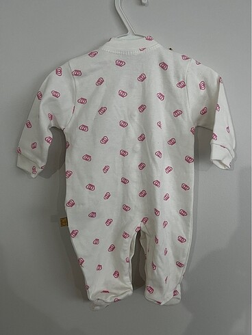 Bebek taşlı taç desenli tulum seti - Görsel 2