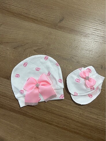 Bebek taşlı taç desenli tulum seti - Görsel 3