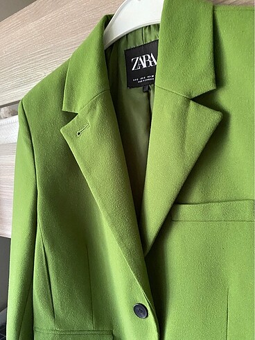 36 Beden yeşil Renk Zara ceket