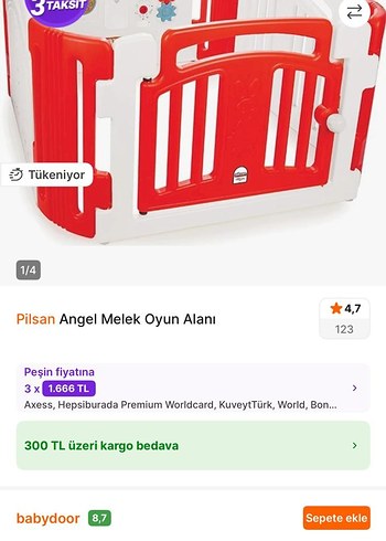 Beden kırmızı Renk Renkli Kırmızı Oyun Parkı 118x118x60,5 cm