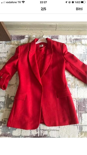 m Beden kırmızı Renk Journey markalı ceket