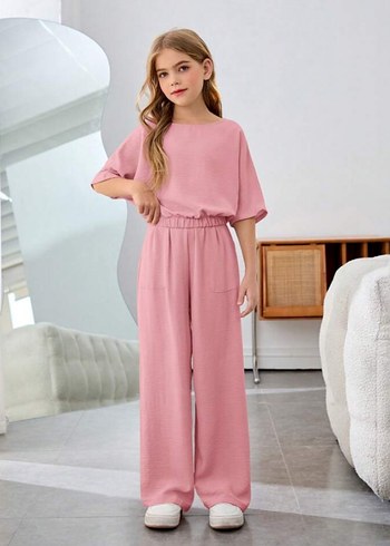 Diğer TAM YAZLİK BLUZ VE PANTOLON TAKIMI (6-16