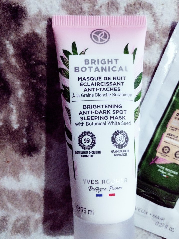 Yves Rocher Yaşlanma ve Siyah nokta karşıtı gece maskesi 75 ml - Görsel 2