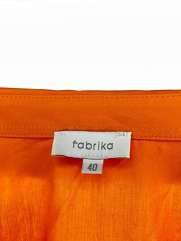 40 Beden turuncu Renk Fabrika Uzun Elbise %70 İndirimli.