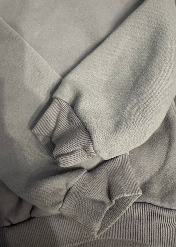 Gri Kız Eşofman Takımı, Yumuşak ve Rahat - Görsel 6