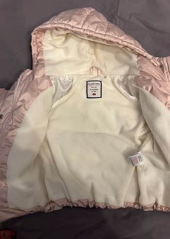 Kız Çocuk Kapüşonlu Bej Mont - Görsel 7