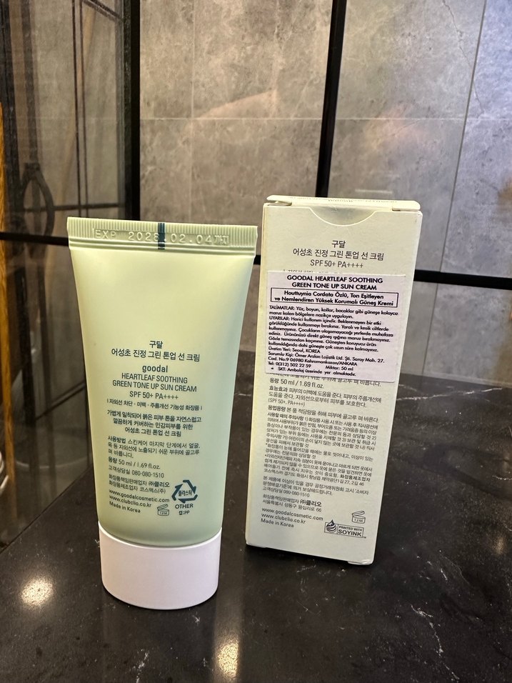 Goodal Heartleaf Soothing Tone Up Güneş Kremi SPF50+ - Görsel 2